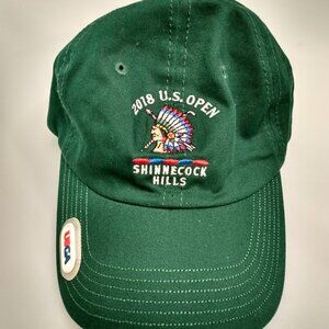 Shinnecock Hills Golf Hat Cap 2018 U.S. Open Golf Club TOP 100 Green Mens USGA